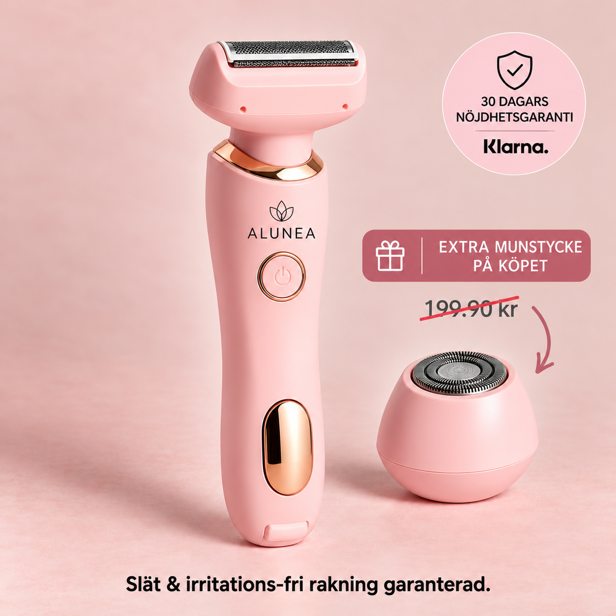 ALUNÉA™ – Slät hud utan hela rakrutinen